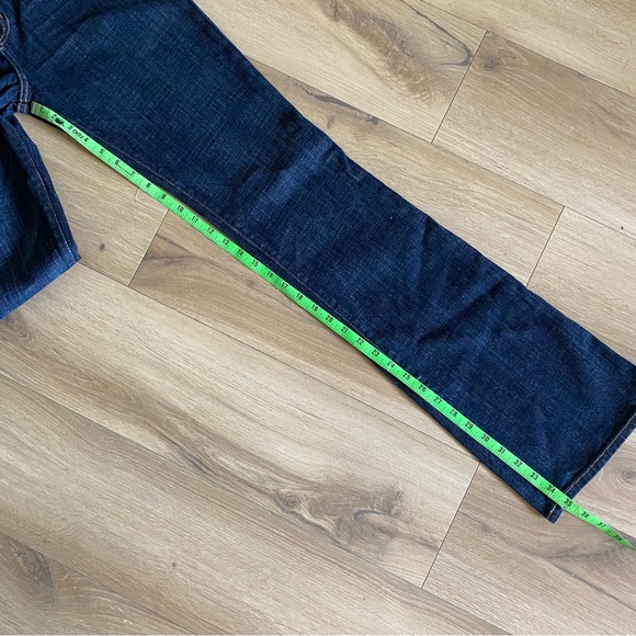 Current/Elliot dark wash flare leg jeans 30 - Picture 6 of 8